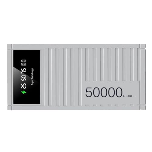 Tragbare Powerbank – Kapazität 50.000 mAh Schnellladung 66 W | Powerbank mit hoher Kapazität mit LED-Display für Handys, Tablets und Geräte, ideal zum Wandern, Camping, Abenteuer Tragbare Powerbank – Kapazität 50.000 mAh Schnellladung 66 W | Powerbank mit hoher Kapazität mit LED-Display für Handys, Tablets und Geräte, ideal zum Wandern, Camping, Abenteuer von Xinhuju
