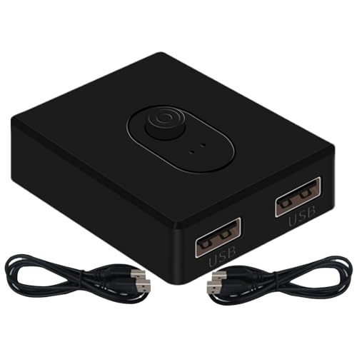 USB-Drucker-Switch, Computerdruckerschalter | Zwei-Wege-Splitter-Controller-Hub | R Selector, Plug und Drucker Player, 2 in 1 Out / 1 in 2 Wahlschalter von Xinhuju