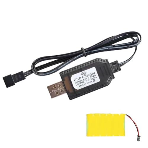 USB-Ladekabel für Lithium-Akku, Drohnen-Ladegerät, 7,4 V, 1000 mA für schnelles Laden, Ladegerät für Drohne mit Sicherheitsschutz und automatisch für SM-2P SM-3P SM-4P USB-Ladekabel für Lithium-Akku, Drohnen-Ladegerät, 7,4 V, 1000 mA für schnelles Laden, Ladegerät für Drohne mit Sicherheitsschutz und automatisch für SM-2P SM-3P SM-4P von Xinhuju