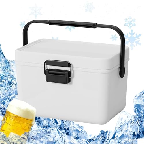 Xinhuju - Autokühlschrank – Kühlbox, Autokühlschrank | 3,8 Liter tragbare Kühlbox mit Griff, Kühlschrank mit 6 Dosen für Auto Xinhuju - Autokühlschrank – Kühlbox, Autokühlschrank | 3,8 Liter tragbare Kühlbox mit Griff, Kühlschrank mit 6 Dosen für Auto von Xinhuju
