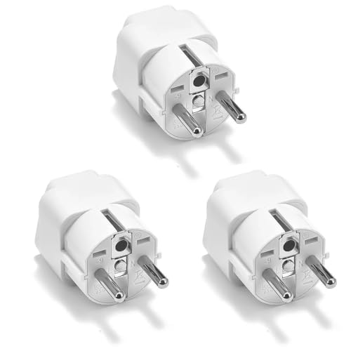 Xinlie 3 Stück Reisestecker USA Auf Europa Universal Adapter Adapter China Deutschland Stecker EU to US Adapter UK to EU Adapter Steckdose Adapter Stecker für Deutschland, USA, UK, Schweiz, China,USW Xinlie 3 Stück Reisestecker USA Auf Europa Universal Adapter Adapter China Deutschland Stecker EU to US Adapter UK to EU Adapter Steckdose Adapter Stecker für Deutschland, USA, UK, Schweiz, China,USW von Xinlie