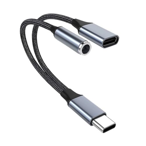 Xinlie USB C Kopfhörer Adapter und Laden 2 in 1 Adapter USB C Klinke 3,5 mm und Ladegerät Kopfhörer Adapter USB C Klinke Adapter für Pad Pro2018/2020 Galaxy S23/S22 Ultra, Note 20/10, Pixel Huawei Xinlie USB C Kopfhörer Adapter und Laden 2 in 1 Adapter USB C Klinke 3,5 mm und Ladegerät Kopfhörer Adapter USB C Klinke Adapter für Pad Pro2018/2020 Galaxy S23/S22 Ultra, Note 20/10, Pixel Huawei von Xinlie