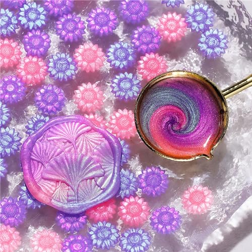 100 Stück Gilter Wachs Versiegelung Wachsperlen Blumenversiegelung Wachsperlen Zur Versiegelung Der Hochzeitseinladung Weihnachtsgeschenkverpackung von Xinsheinelry