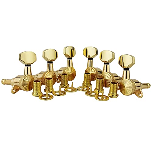 6pcs 6l 3r+3L Gitarrenverriegelungstuner 1:18 Lock String Tuning Für Schlüsselstiftmaschinenköpfe Für LP Electric Guit von Xinsheinelry
