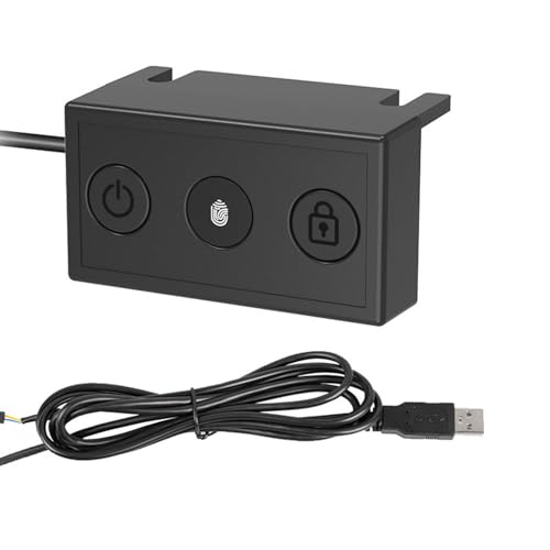 Fingerabdruckpinderknopf Desktop Computer Sperrscreen Netzschalter Drücken Sie Computer Host Taste Mit USB Kabel Fingerabdruckpinderknopf Desktop Computer Sperrscreen Netzschalter Drücken Sie Computer Host Taste Mit USB Kabel von Xinsheinelry