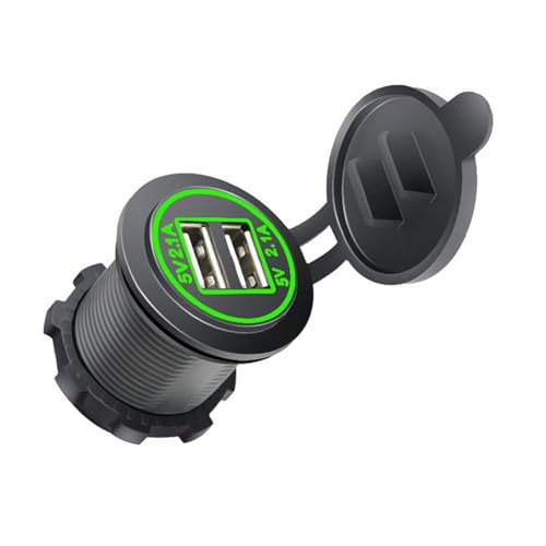 Xinsheinelry CAR USB Ladestecke Outlet Double USB Outlet USB Steckdose Mit Wasserdichten Kappen Ringen Leichter USB Anschluss Für Marine Xinsheinelry CAR USB Ladestecke Outlet Double USB Outlet USB Steckdose Mit Wasserdichten Kappen Ringen Leichter USB Anschluss Für Marine von Xinsheinelry