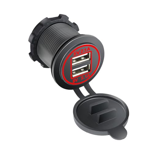 Xinsheinelry CAR USB Ladestecke Outlet Double USB Outlet USB Steckdose Mit Wasserdichten Kappen Ringen Leichter USB Anschluss Für Marine Xinsheinelry CAR USB Ladestecke Outlet Double USB Outlet USB Steckdose Mit Wasserdichten Kappen Ringen Leichter USB Anschluss Für Marine von Xinsheinelry