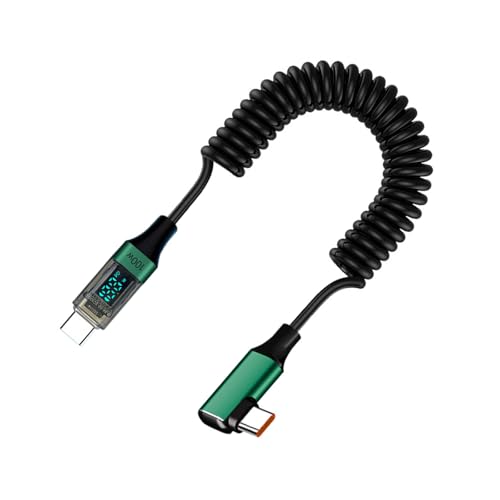 Xinsheinelry Flexible Feder USB Kabelkabel Mit 100 W Schnellladung Und 480 Mbit/S Datensynchronisierung Für Gaming Geräte Kopfhörer Xinsheinelry Flexible Feder USB Kabelkabel Mit 100 W Schnellladung Und 480 Mbit/S Datensynchronisierung Für Gaming Geräte Kopfhörer von Xinsheinelry