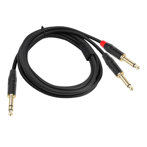 Xinsheinelry Professioneller 6 35 Mm 1/4 Zoll Bis Zwei Y Splitterkabel Für Schallausrüstung Mit Goldenen Steckern Xinsheinelry Professioneller 6 35 Mm 1/4 Zoll Bis Zwei Y Splitterkabel Für Schallausrüstung Mit Goldenen Steckern von Xinsheinelry
