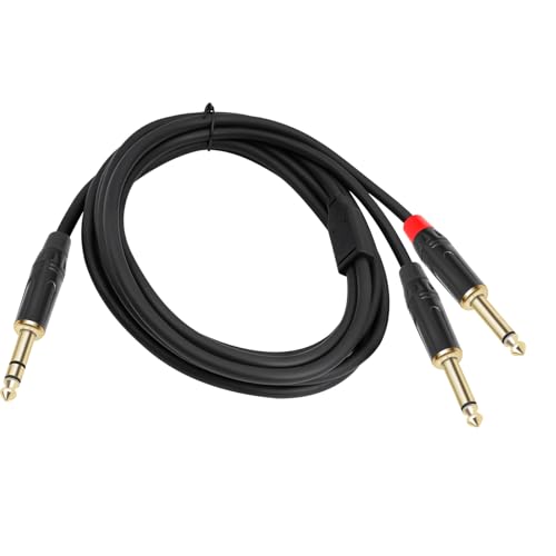 Xinsheinelry Professioneller 6 35 Mm 1/4 Zoll Bis Zwei Y Splitterkabel Für Schallausrüstung Mit Goldenen Steckern Xinsheinelry Professioneller 6 35 Mm 1/4 Zoll Bis Zwei Y Splitterkabel Für Schallausrüstung Mit Goldenen Steckern von Xinsheinelry