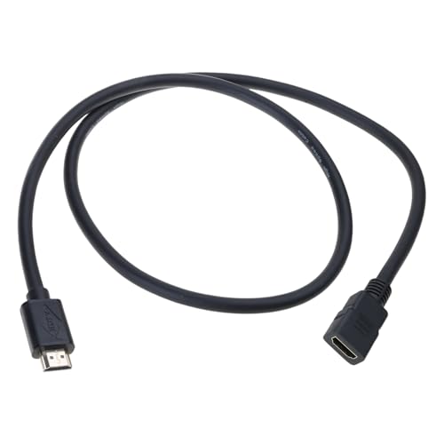 Xinsheinelry Schnellgeschwindigkeit HDMI2.0 Männlich Bis Weibliches Verlängerungskabel Für 4K60Hz 3D Video Und Klangsynchronisierung Für Heimkinosysteme von Xinsheinelry