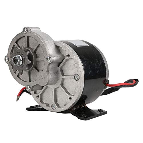 Elektrobürstengetriebemotor 12V 250W Untersetzungs-Elektromotor mit 9-Zahn-Kettenrad-Gleichstrommotoren Reduktor für E-Bike-Scooter von Xinwoer