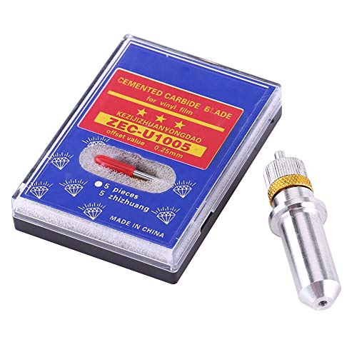 Professionelle 15 stücke Wolfram Stahl Plotter Cutter Klinge Schneidwerkzeug 30, 45, 60 Grad mit Halter Professionelle 15 stücke Wolfram Stahl Plotter Cutter Klinge Schneidwerkzeug 30, 45, 60 Grad mit Halter von Xinwoer