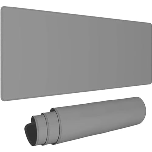 Gaming Mauspad XXL Grau Mousepad Groß 900x400x2mm Verlängertes Großes Schreibtischauflage mit rutschfeste Basis und genähte Kante für PC, Laptop Gaming Mauspad XXL Grau Mousepad Groß 900x400x2mm Verlängertes Großes Schreibtischauflage mit rutschfeste Basis und genähte Kante für PC, Laptop von Xinyuer