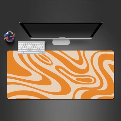 Gaming Mauspad XXL Mousepad 600x300x2mm Orange Mauspad Groß mit Vernähte Kanten Großes Anti-Rutsch Schreibtischunterlage Verbessert Präzision und Geschwindigkei für PC Laptop Gaming Mauspad XXL Mousepad 600x300x2mm Orange Mauspad Groß mit Vernähte Kanten Großes Anti-Rutsch Schreibtischunterlage Verbessert Präzision und Geschwindigkei für PC Laptop von Xinyuer