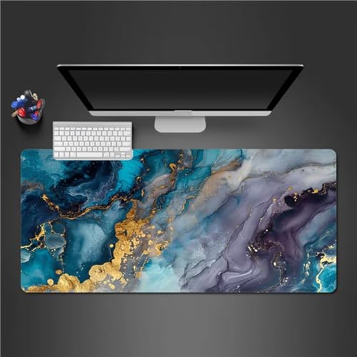 Mauspad Groß Blauer Lila Marmor XXL Mauspad 600x300x2mm Gaming Mousepad Überdimensionales rutschfeste Schreibtischmatte Waschbares Tastatur Matte für Gamer Büro und Zuhause Mauspad Groß Blauer Lila Marmor XXL Mauspad 600x300x2mm Gaming Mousepad Überdimensionales rutschfeste Schreibtischmatte Waschbares Tastatur Matte für Gamer Büro und Zuhause von Xinyuer