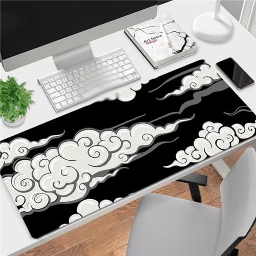 Xinyuer Mauspad XXL Schwarze Wolken Mauspad Gaming 600x300x2mm Große Tastaturmatte Waschbares mit Rutschfester Basis für Zuhause und Büro Xinyuer Mauspad XXL Schwarze Wolken Mauspad Gaming 600x300x2mm Große Tastaturmatte Waschbares mit Rutschfester Basis für Zuhause und Büro von Xinyuer