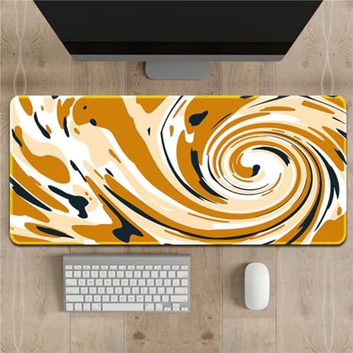 XXL Gaming Mauspad 600x300x3mm Erweiterte Groß Mousepad Schreibtisch Pad, genähte Kanten Mauspad, langlebig,Rutschfester Gummiboden, Widerstandsfähig für PC Gamer Büro Braun Schwarz Weiß XXL Gaming Mauspad 600x300x3mm Erweiterte Groß Mousepad Schreibtisch Pad, genähte Kanten Mauspad, langlebig,Rutschfester Gummiboden, Widerstandsfähig für PC Gamer Büro Braun Schwarz Weiß von Xinyuer