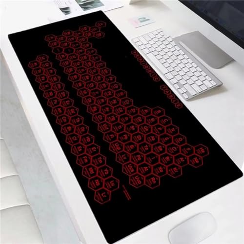 XXL Gaming Mauspad 900x400x2mm Erweiterte Groß Mousepad Schreibtisch Pad, genähte Kanten Mauspad, langlebig,Rutschfester Gummiboden, Widerstandsfähig für PC Gamer Büro Schwarz Rotes Periodensystem XXL Gaming Mauspad 900x400x2mm Erweiterte Groß Mousepad Schreibtisch Pad, genähte Kanten Mauspad, langlebig,Rutschfester Gummiboden, Widerstandsfähig für PC Gamer Büro Schwarz Rotes Periodensystem von Xinyuer