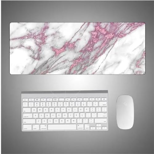 Xinyuer Mauspad XXL Rosa Marmor Mauspad Gaming 600x300x2mm Große Tastaturmatte Waschbares mit Rutschfester Basis für Zuhause und Büro Xinyuer Mauspad XXL Rosa Marmor Mauspad Gaming 600x300x2mm Große Tastaturmatte Waschbares mit Rutschfester Basis für Zuhause und Büro von Xinyuer