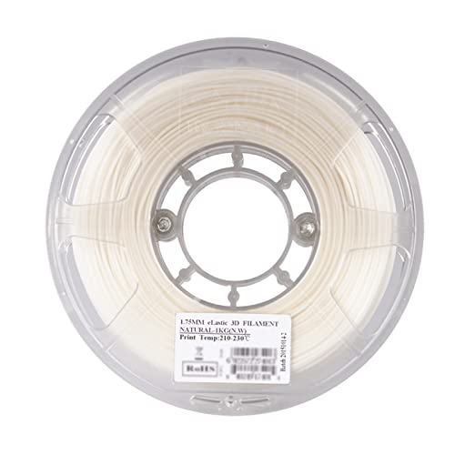 Flexibles Tpe 83a Filament Für 3d-drucker, Durchmesser 1,75 Mm, Genauigkeit +/- 0,02, 1 Kg-spule (2,2 Lb), Hohe Elastizität, Langlebig Und Alterungsbeständig Für Anycubic Und Flashforge(Primärfarbe) von Xiome