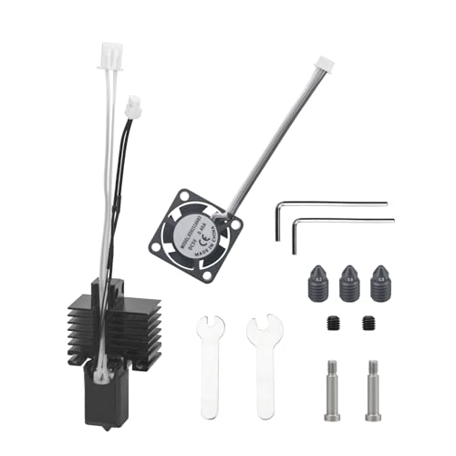 Bamboo Lab Hotend Komplett-Set mit Lüfter für Bambu Lab X1 Serie X1 Carbon, X1, X1C 3D-Drucker, Vollmontage, Extruder, Hot-End-Set, 0,4 mm Bamboo Lab Hotend Komplett-Set mit Lüfter für Bambu Lab X1 Serie X1 Carbon, X1, X1C 3D-Drucker, Vollmontage, Extruder, Hot-End-Set, 0,4 mm von Xirbbo