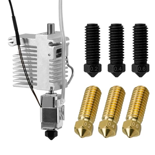 xirbbo Upgrade Kobra 3 Hotend Kits Kobra 3 Combo Druckkopf Extruder Kit 0,4 mm gehärtete Stahldüse Silikonabdeckung mit Kühlkörper 300 °C hohe Temperaturbeständigkeit xirbbo Upgrade Kobra 3 Hotend Kits Kobra 3 Combo Druckkopf Extruder Kit 0,4 mm gehärtete Stahldüse Silikonabdeckung mit Kühlkörper 300 °C hohe Temperaturbeständigkeit von Xirbbo