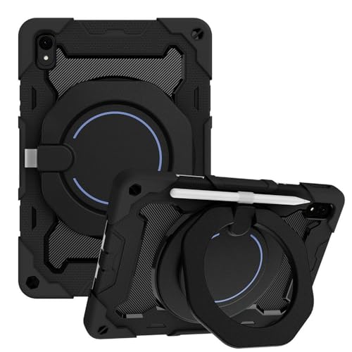Kompatibel mit Huawei MatePad 11 (2021) Tablet Case,3in1 Armor Heavy Shockproof Protective Rotundity Bracket with Shoulder Strap[Without Screen Protector&Pen] - F von Xishuicl
