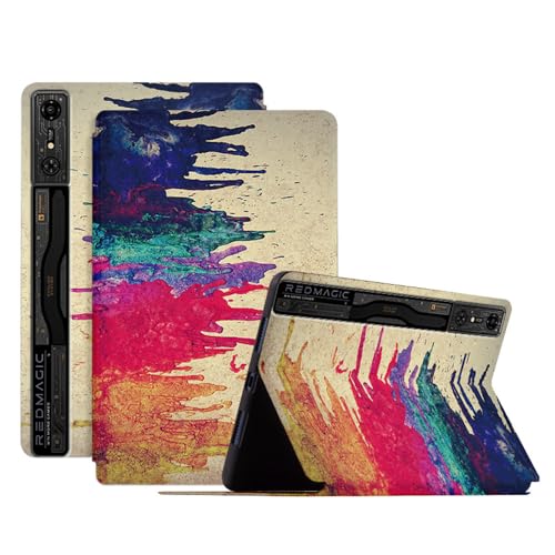 Xishuicl Ultradünne Tablet-Hülle für nubia Red Magic Gaming Pad Pro 27,7 cm (11 Zoll) Multi-Winkel-Betrachtungsständer, Tablet-Hülle mit Ständer, Ölgemälde-Serie – 06 von Xishuicl