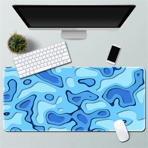 Xisnuient Gaming Mauspad - Cool Phantom Crackle Abstrakt Fantasy Personalisierte Mauspad Gummi Mauspad Desktop Mauspad (300 * 700 * 3mm,Muster 2) von Xisnuient