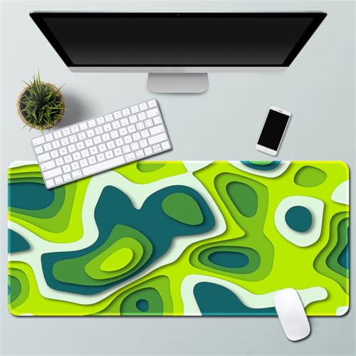 Xisnuient Gaming Mauspad - Cool Phantom Crackle Abstrakt Fantasy Personalisierte Mauspad Gummi Mauspad Desktop Mauspad (300 * 800 * 3mm,Muster 1) von Xisnuient