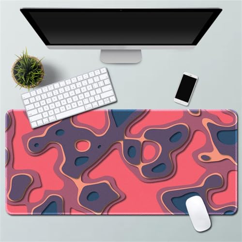 Xisnuient Gaming Mauspad - Cool Phantom Crackle Abstrakt Fantasy Personalisierte Mauspad Gummi Mauspad Desktop Mauspad (300 * 800 * 3mm,Muster 4) von Xisnuient