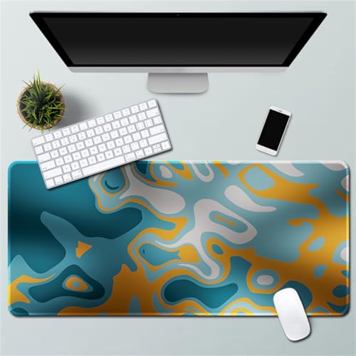 Xisnuient Gaming Mauspad - Cool Phantom Crackle Abstrakt Fantasy Personalisierte Mauspad Gummi Mauspad Desktop Mauspad (400 * 800 * 3mm,Muster 8) von Xisnuient