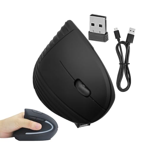 Xistuoz Vertikale Mäuse, komfortabler Griff, ergonomisch, kabellos, vertikale Mäuse für PC, Desktop, Notebook, Laptop Xistuoz Vertikale Mäuse, komfortabler Griff, ergonomisch, kabellos, vertikale Mäuse für PC, Desktop, Notebook, Laptop von Xistuoz