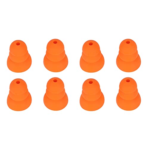 8pcs Silikon -Ohrhöhe für SE846 SE535 SE215 und Innenloch 2,0-3,5 Mm Ohrhörer Orange, Professionelles Ergonomisches Design Silikon -Ohrfähren -Rauschreduzierung Ersatz 8pcs Silikon -Ohrhöhe für SE846 SE535 SE215 und Innenloch 2,0-3,5 Mm Ohrhörer Orange, Professionelles Ergonomisches Design Silikon -Ohrfähren -Rauschreduzierung Ersatz von Xiuganpo