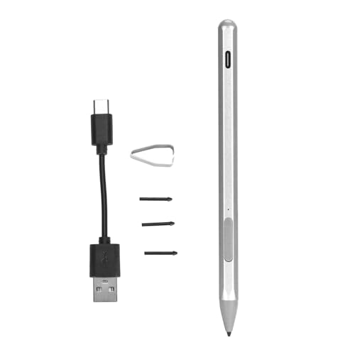 Eingabestifte, Touchscreen-Stift mit Hoher Empfindlichkeit und Genauigkeit für Pro X 9 8 7 6 5 4 3 Book 2, X360, Tragbarer Tablet-Stift mit 3 Ersatzspitzen, MPP 2.0 Tilt Active Eingabestifte, Touchscreen-Stift mit Hoher Empfindlichkeit und Genauigkeit für Pro X 9 8 7 6 5 4 3 Book 2, X360, Tragbarer Tablet-Stift mit 3 Ersatzspitzen, MPP 2.0 Tilt Active von Xiuganpo