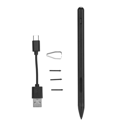 Eingabestifte, Touchscreen-Stift mit Hoher Empfindlichkeit und Genauigkeit für Pro X 9 8 7 6 5 4 3 Book 2, X360, Tragbarer Tablet-Stift mit 3 Ersatzspitzen, MPP 2.0 Tilt Active Eingabestifte, Touchscreen-Stift mit Hoher Empfindlichkeit und Genauigkeit für Pro X 9 8 7 6 5 4 3 Book 2, X360, Tragbarer Tablet-Stift mit 3 Ersatzspitzen, MPP 2.0 Tilt Active von Xiuganpo