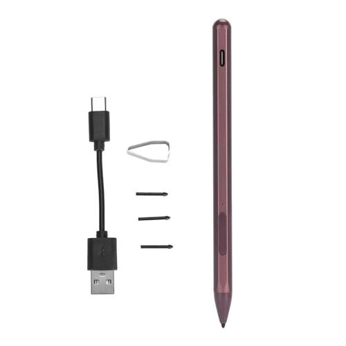 Eingabestifte, Touchscreen-Stift mit Hoher Empfindlichkeit und Genauigkeit für Pro X 9 8 7 6 5 4 3 Book 2, X360, Tragbarer Tablet-Stift mit 3 Ersatzspitzen, MPP 2.0 Tilt Active Eingabestifte, Touchscreen-Stift mit Hoher Empfindlichkeit und Genauigkeit für Pro X 9 8 7 6 5 4 3 Book 2, X360, Tragbarer Tablet-Stift mit 3 Ersatzspitzen, MPP 2.0 Tilt Active von Xiuganpo