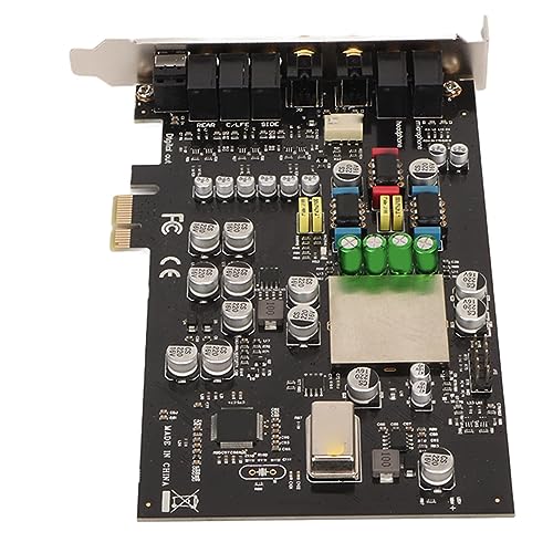 Interne Soundkarte, CM8828 CM9882A 7.1CH TCXO 24Bit 192kHz 100db SNR Soundkarte, PCI Express Adapter, Superior Sound 3D Stereo PCI e Audiokarte, für PC 7 8 10 XP Vista von Xiuganpo