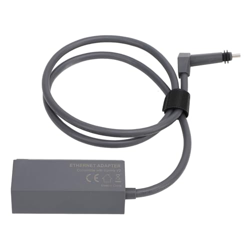 Satelliten-Ethernet-Adapter für Actuated Gen 2, RJ45-Stecker Ermöglicht Kabelgebundene Verbindung Zum Router, 1000 Mbit/s Geschwindigkeit, Starlink-Ethernet-Adapter für von Xiuganpo