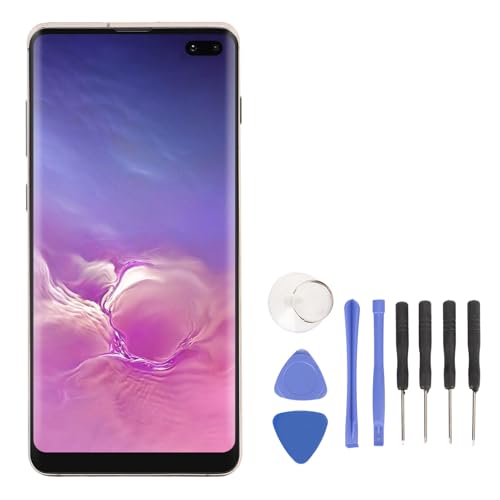 Xiuganpo 6.4 Zoll Telefon LCD -Bildschirm Austausch, Telefonanzeige Multi Touch 3040x1440 Auflösung, 526ppi, Kompatibel für S10 Plus, Einfach Installieren, Telefonversion, Hohe (Gold) von Xiuganpo