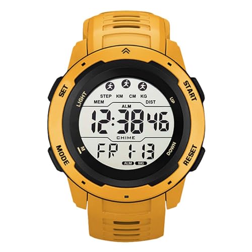 Xiuganpo Sport-Laufuhr, wasserdichte Digitale Herren-Sportuhr mit Leuchtfunktion Wecker Stoppuhr für Outdoor-Sport, Herren-Sport-Laufuhr mit LED-Hintergrundbeleuchtung für Männer und von Xiuganpo