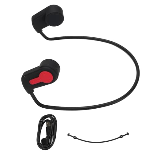 Xiuganpo Wassersicher Schwimmkopfhörer 5.0 Knochenleitung IPX8 Regenunterwasser -Unterwasser -Kopfhörer mit MP3 -Player für Fitnessstudio -Training, ABS und Silikonschwimmkopfhörer von Xiuganpo