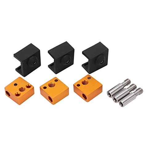 3 Sets 3D -Drucker -Silikonsocken, Aluminiumheizungsblock, Edelstahl -Hals für MK7 MK8, Ender 3, Ender 3 Pro, Ender 5, Ender 5 Pro, CR10, CR10S, S4, S5, Höhere Sicherheit und 3 Sets 3D -Drucker -Silikonsocken, Aluminiumheizungsblock, Edelstahl -Hals für MK7 MK8, Ender 3, Ender 3 Pro, Ender 5, Ender 5 Pro, CR10, CR10S, S4, S5, Höhere Sicherheit und von Xixian