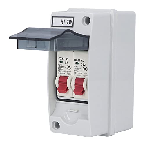 Verteilungsbox, IP65 Wasserdicht, 2 -Wege Flammhemmende MCB, Kompakte Größe und Geringes Gewicht, für den Gebrauch zu Hause und Im Freien (6a 32a) von Xixian