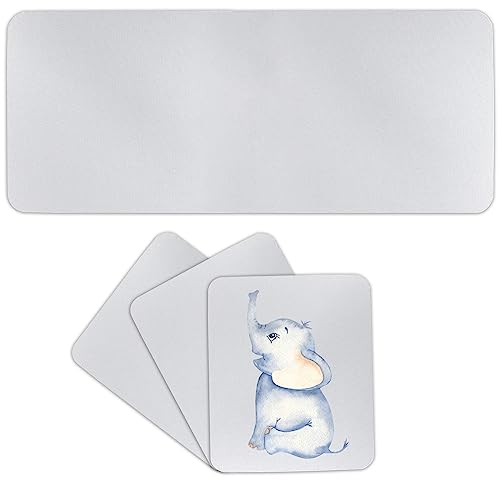 4 Stück Sublimations Mauspads Blanko Mauspad für Sublimation Transfer Sublimations-Rohlinge DIY Mauspad rutschfeste Unterseite für Sublimation Transferdruck Handwerk Geschenk Weiß 4 Stück Sublimations Mauspads Blanko Mauspad für Sublimation Transfer Sublimations-Rohlinge DIY Mauspad rutschfeste Unterseite für Sublimation Transferdruck Handwerk Geschenk Weiß von XiyaxiVici