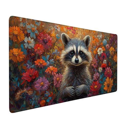 Mauspad Rosa,Mousepad Tragen Große Schreibtischunterlage 1000x500mm Mousepad XXL mit Fransenfreie Ränder Gaming Mauspad,Wasserdicht Rutschfeste Desk Mat für Büro Heim Mouse Pad,Männer Geschenke J1-366 von Xjaopfei