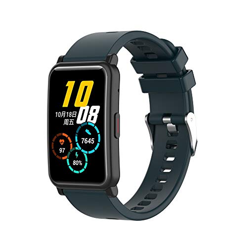 Happytop Sport-Armband, kompatibel mit Honor Watch ES-Bändern, Silikon-Armbänder, Ersatz-Zubehör für Honor Watch ES Smartwatch, Silikon Happytop Sport-Armband, kompatibel mit Honor Watch ES-Bändern, Silikon-Armbänder, Ersatz-Zubehör für Honor Watch ES Smartwatch, Silikon von Xkravo
