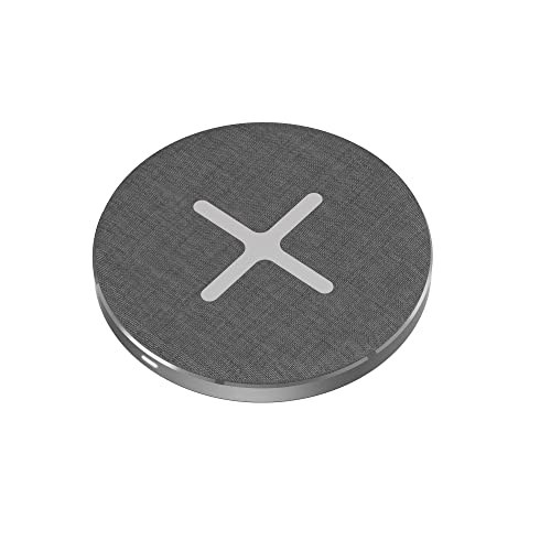 Ladegerät XLayer Wireless Pad 15W Single Qi-Zertifiziert Space Grey Smartphones/Tablets von Xlayer