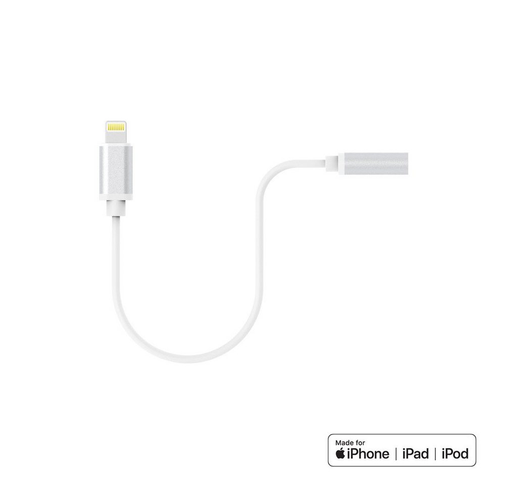 XLAYER PREMIUM Adapter Lightning auf 3,5 mm AUX MFI-zertifiziert, weiß Computer-Kabel XLAYER PREMIUM Adapter Lightning auf 3,5 mm AUX MFI-zertifiziert, weiß Computer-Kabel von Xlayer